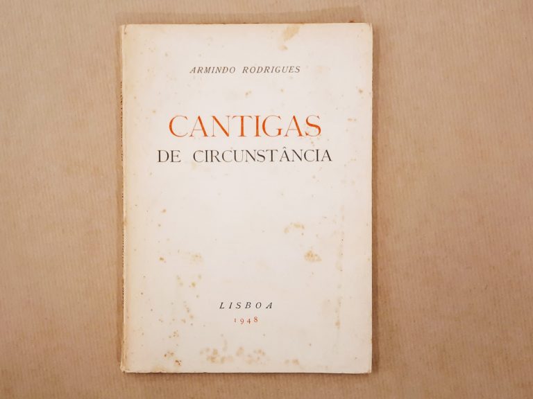 CANTIGAS DE CIRCUNSTÂNCIA | Armindo Rodrigues