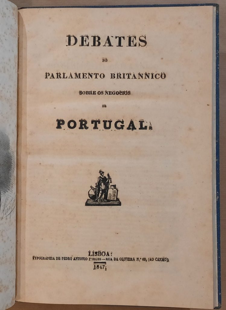 Debates do Parlamento Britânico sobre os Negócios de Portugal