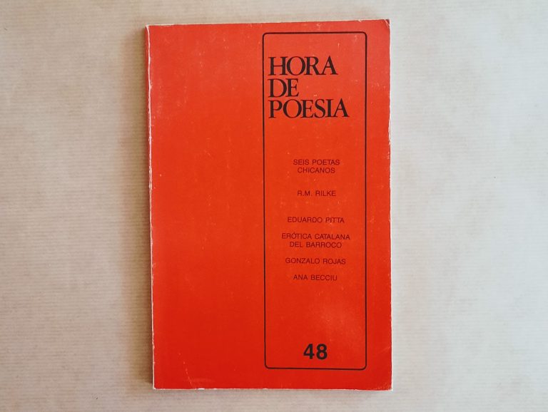 HORA DE POESIA – nº 48, 1986 | Vários autores