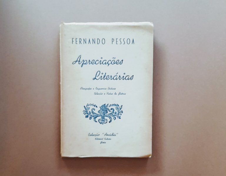 APRECIAÇÕES LITERÁRIAS | Fernando Pessoa