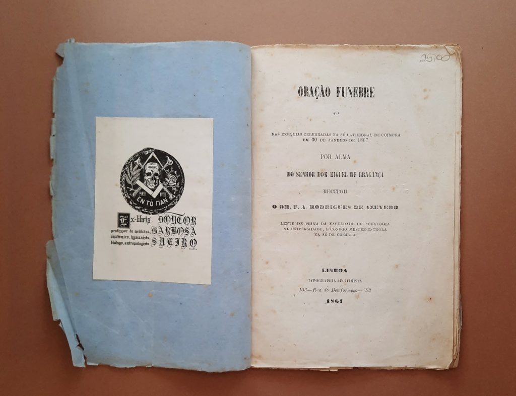 Oração fúnebre por alma do senhor Dom Miguel de Bragança (1867)